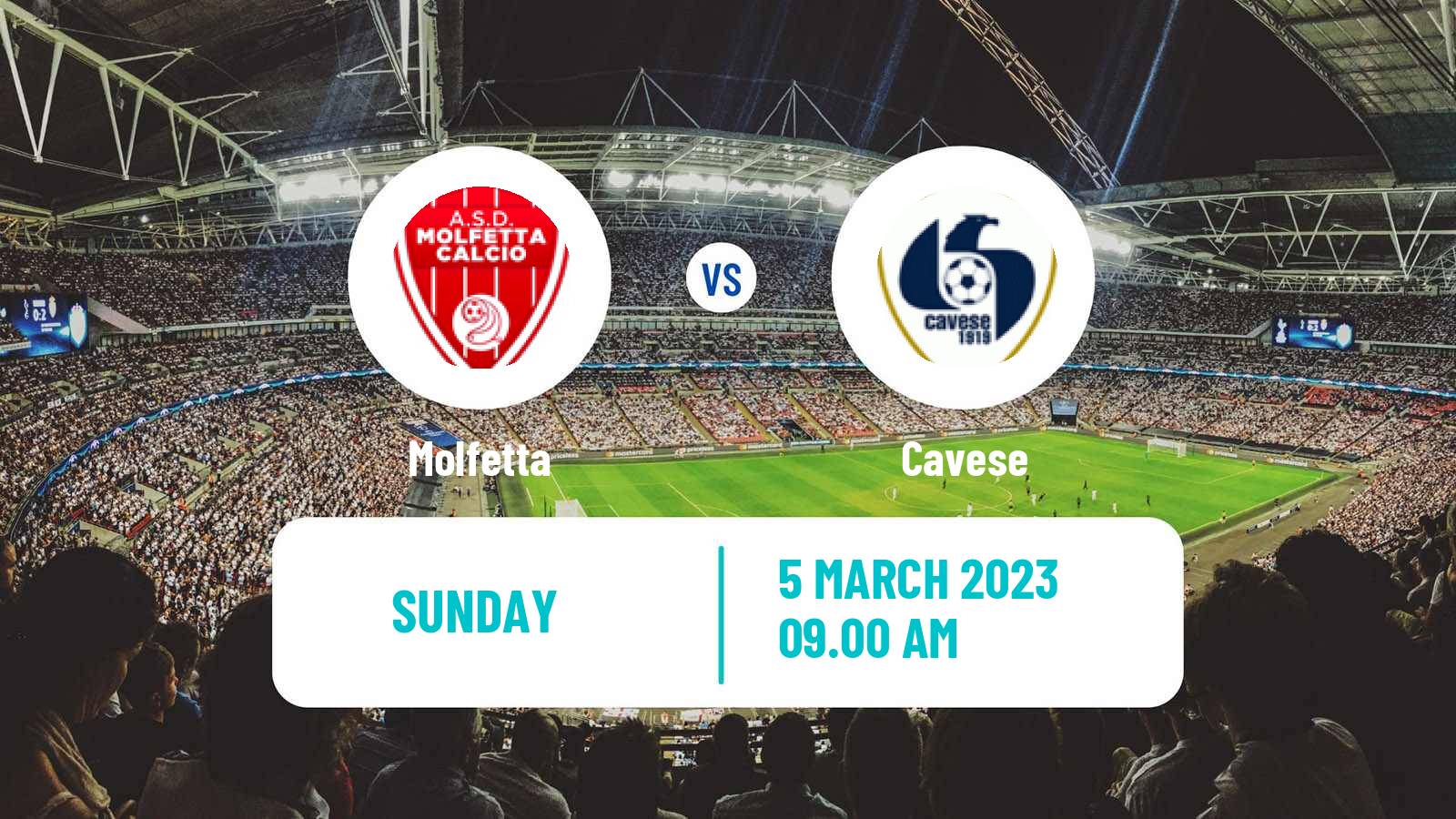 Soccer Italian Serie D - Group H Molfetta - Cavese