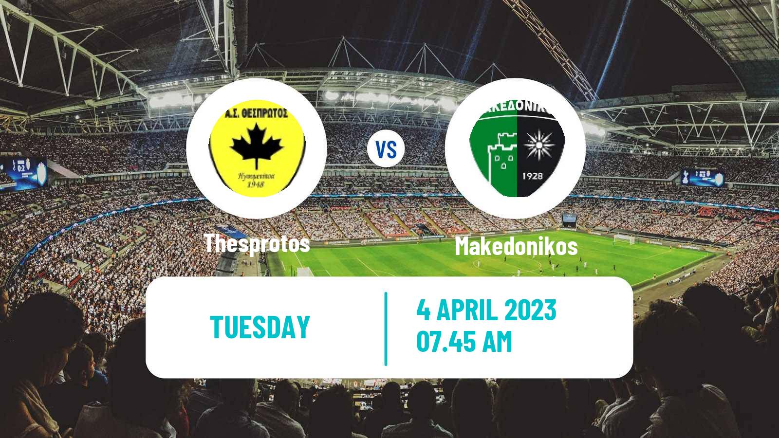 Soccer Greek Super League 2 Thesprotos - Makedonikos