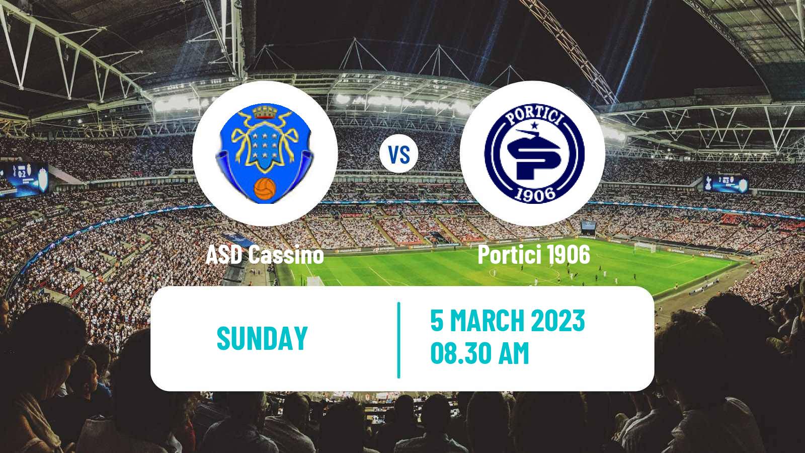 Soccer Italian Serie D - Group G Cassino - Portici