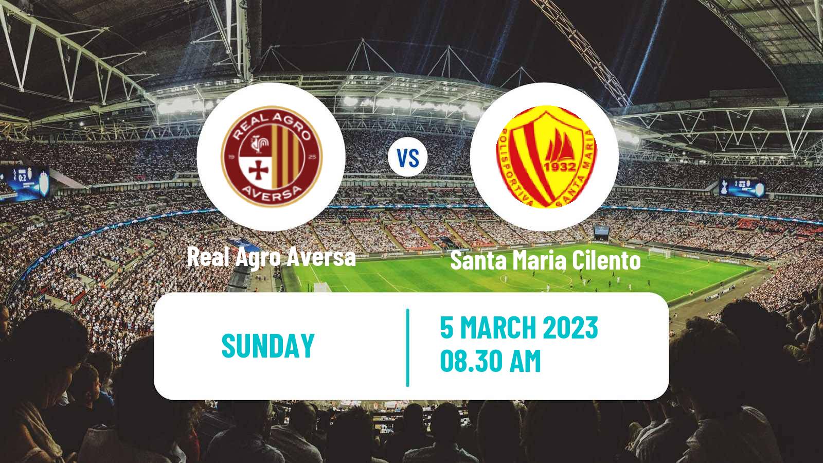 Soccer Italian Serie D - Group I Real Agro Aversa - Santa Maria Cilento