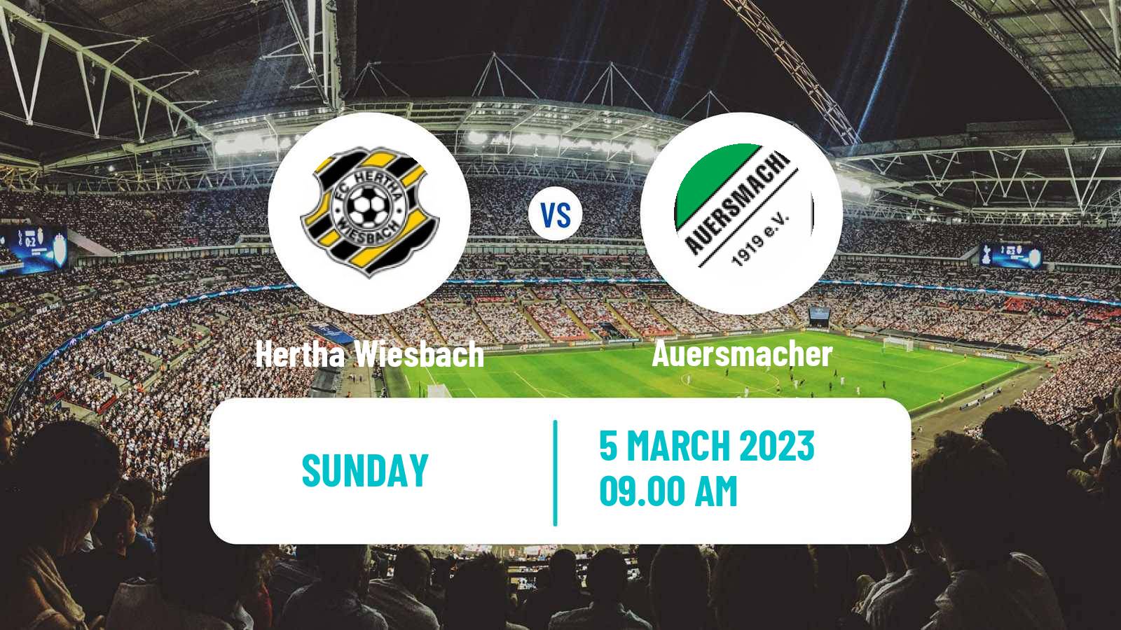 Soccer German Oberliga Rheinland-Pfalz/Saar Hertha Wiesbach - Auersmacher