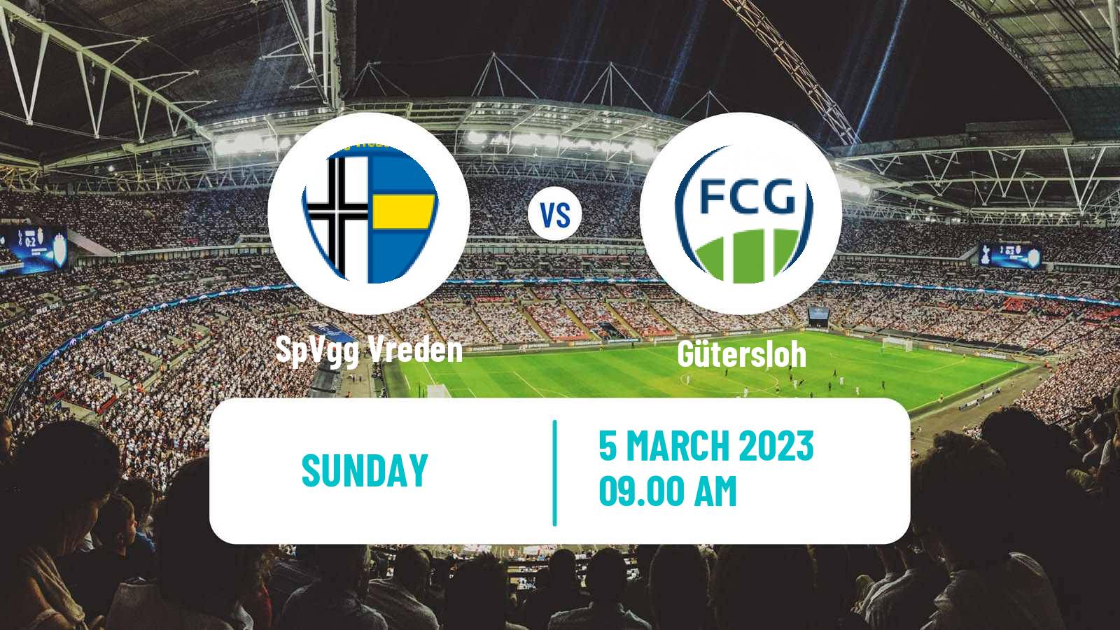 Soccer German Oberliga Westfalen Vreden - Gütersloh