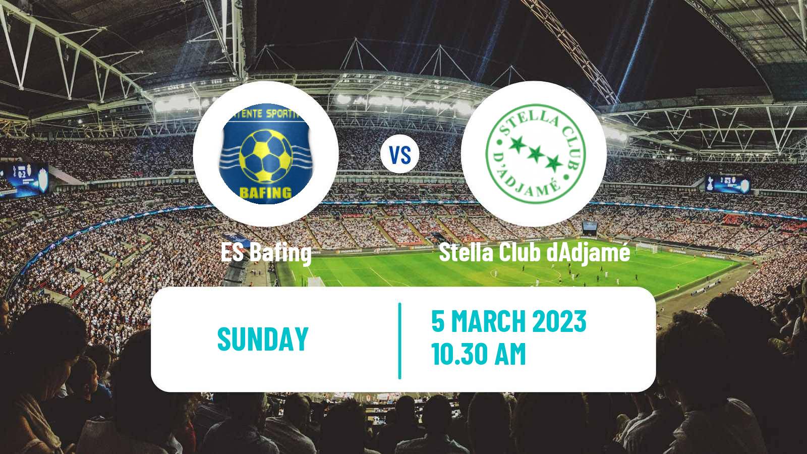 Soccer Cote d`Ivoire Ligue 1 ES Bafing - Stella Club dAdjamé