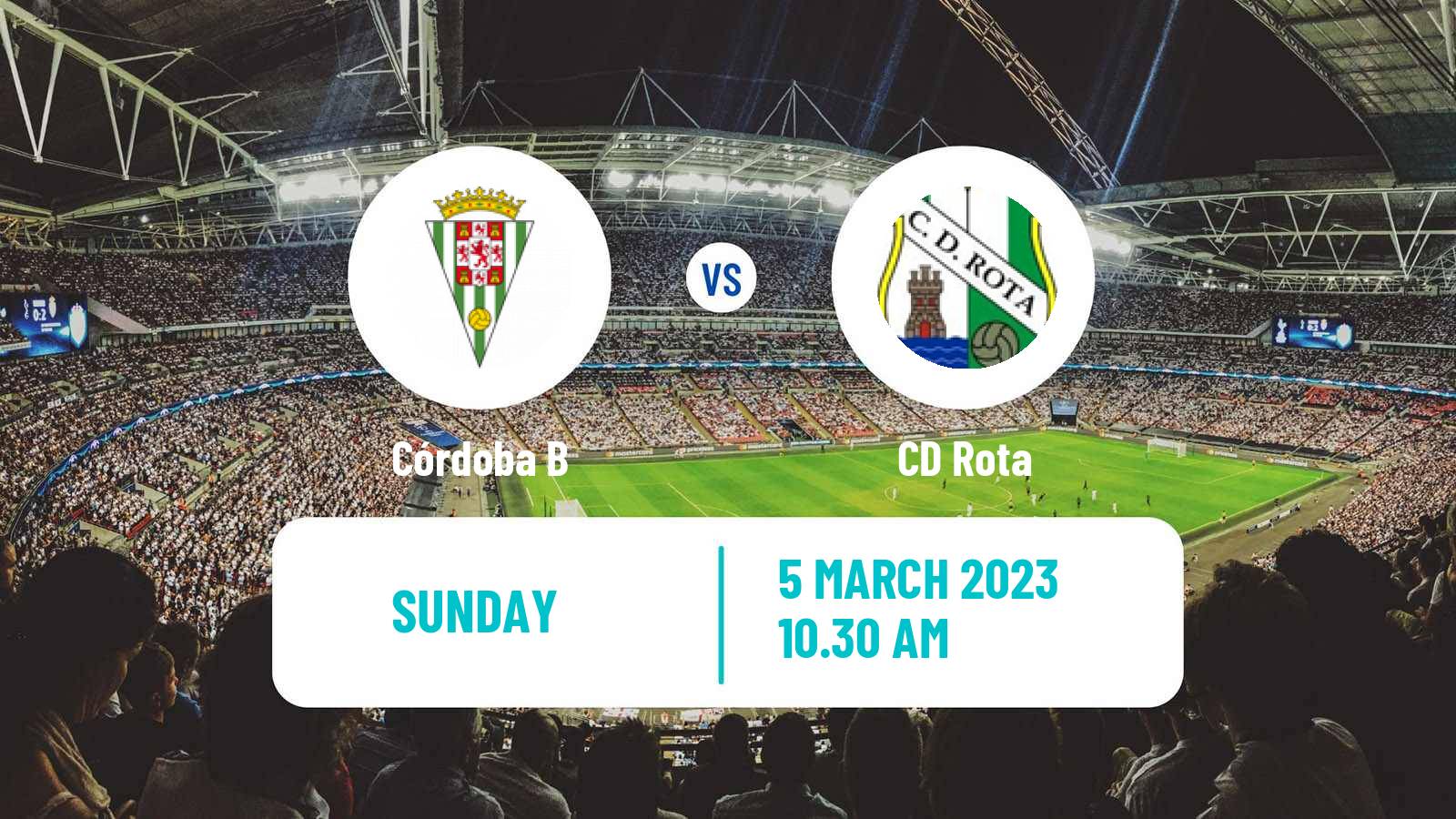 Soccer Spanish Tercera RFEF - Group 10 Córdoba B - Rota
