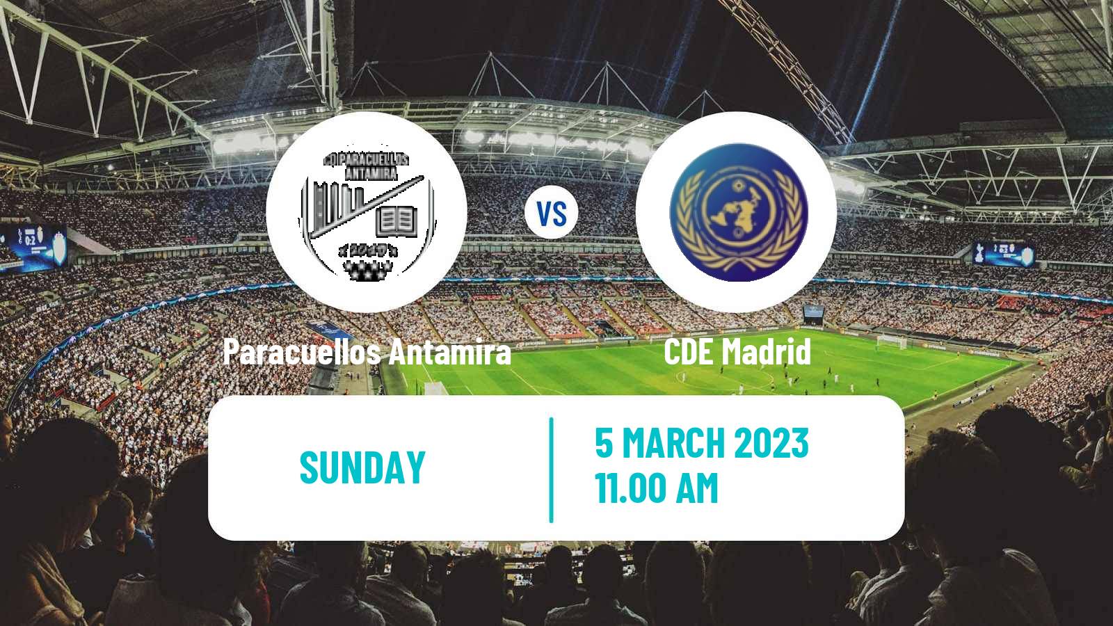 Soccer Spanish Tercera RFEF - Group 7 Paracuellos Antamira - CDE Madrid