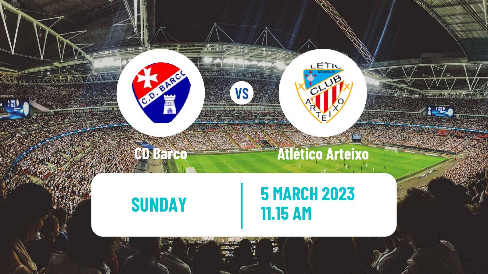 Soccer Spanish Tercera RFEF - Group 1 Barco - Atlético Arteixo