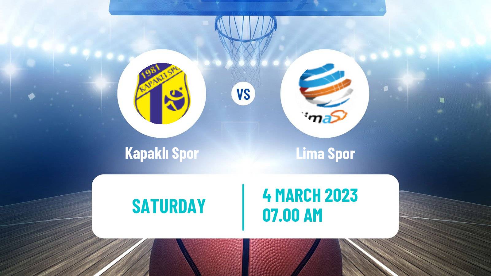 Basketball Turkish TB2L Kapaklı Spor - Lima Spor