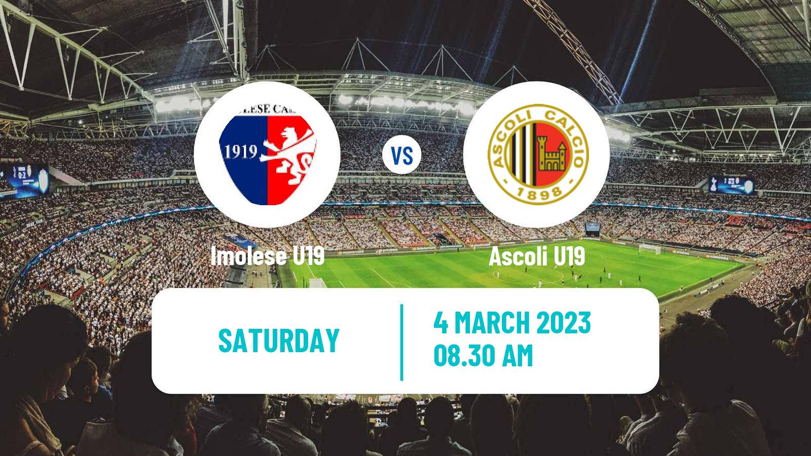Soccer Italian Primavera 2 Imolese U19 - Ascoli U19
