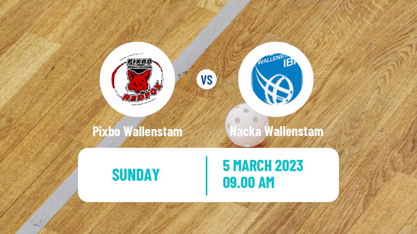 Floorball Swedish Superligan Floorball Women Pixbo Wallenstam - Nacka Wallenstam