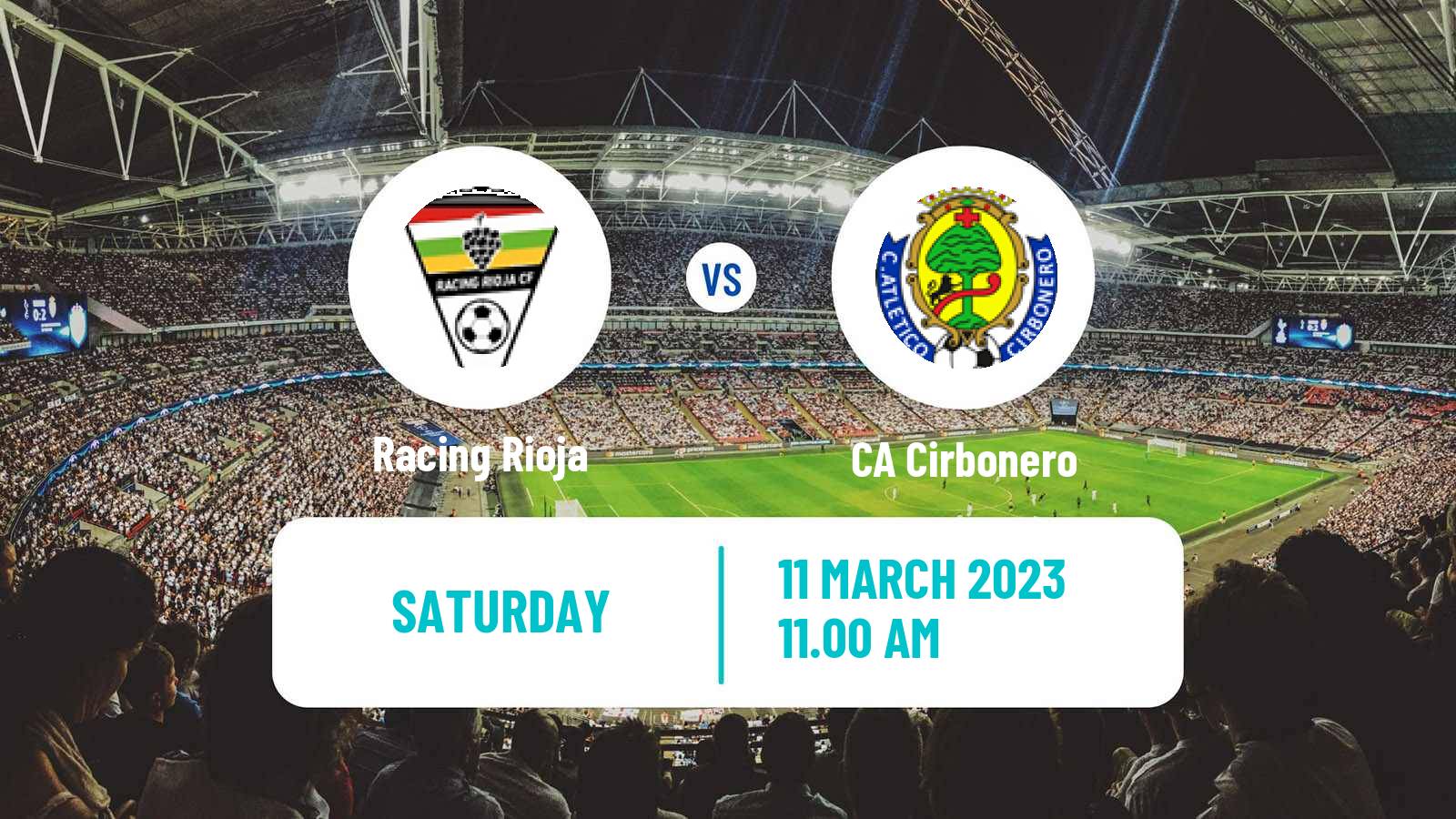Soccer Spanish Segunda RFEF - Group 2 Racing Rioja - Cirbonero