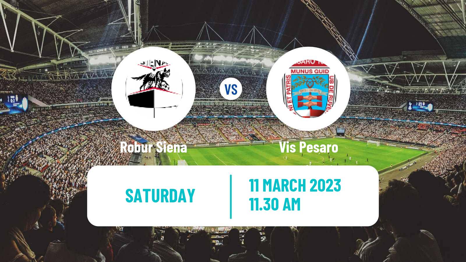 Soccer Italian Serie C Group B Siena - Vis Pesaro