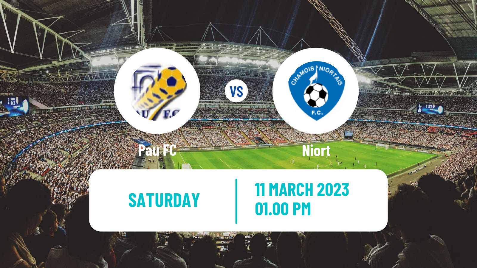 Soccer French Ligue 2 Pau - Niort