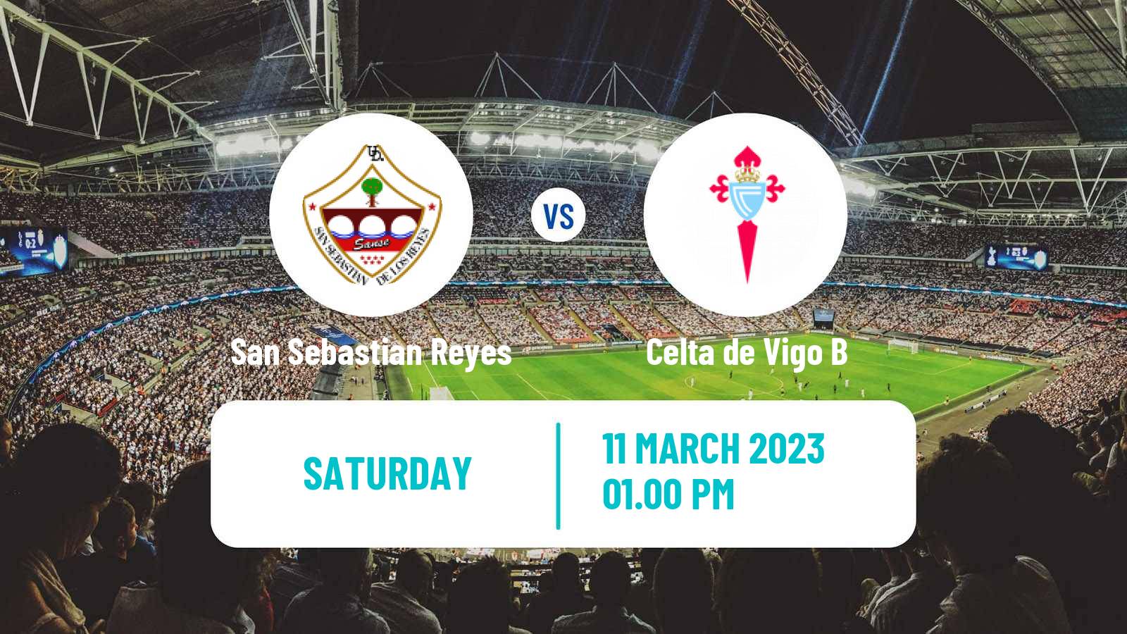 Soccer Spanish Primera RFEF Group 1 San Sebastian Reyes - Celta de Vigo B