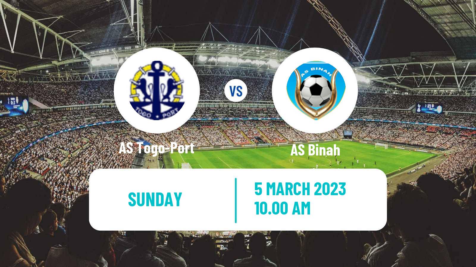 Soccer Togolese Championnat National Togo-Port - Binah