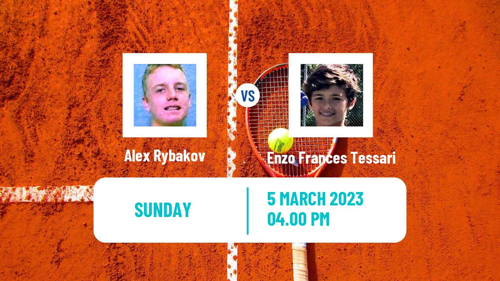 Tennis ATP Challenger Alex Rybakov - Enzo Frances Tessari