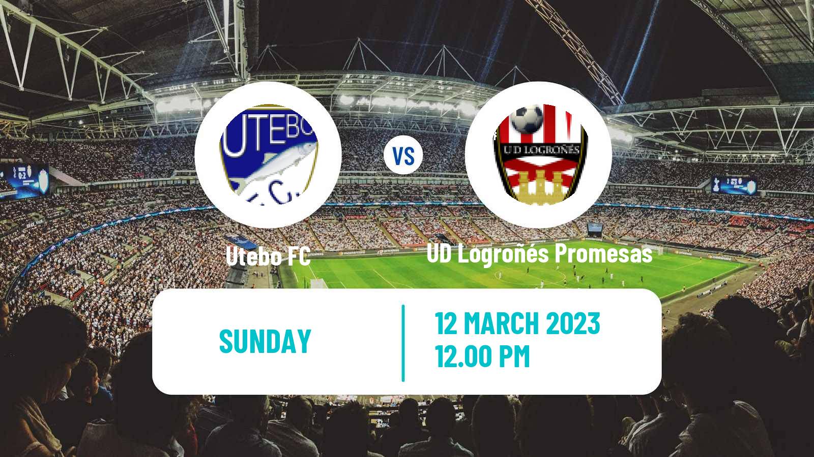Soccer Spanish Segunda RFEF - Group 2 Utebo - UD Logroñés Promesas