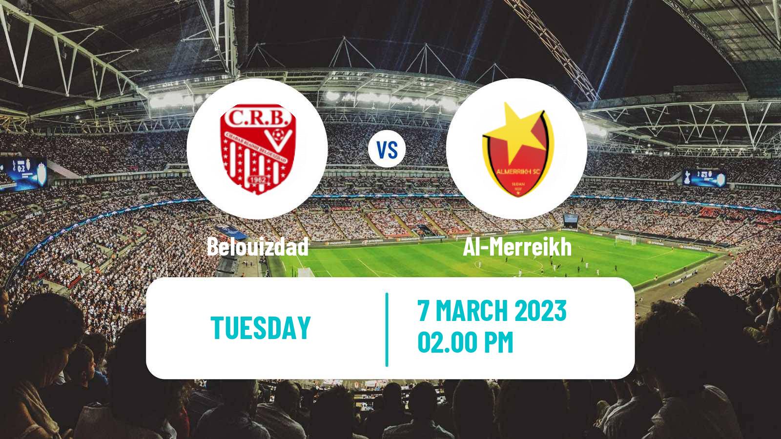 Soccer CAF Champions League Belouizdad - Al-Merreikh