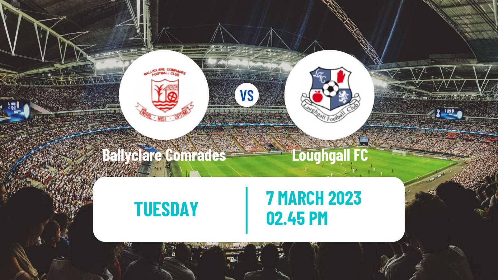 Soccer Northern Irish Championship Ballyclare Comrades - Loughgall