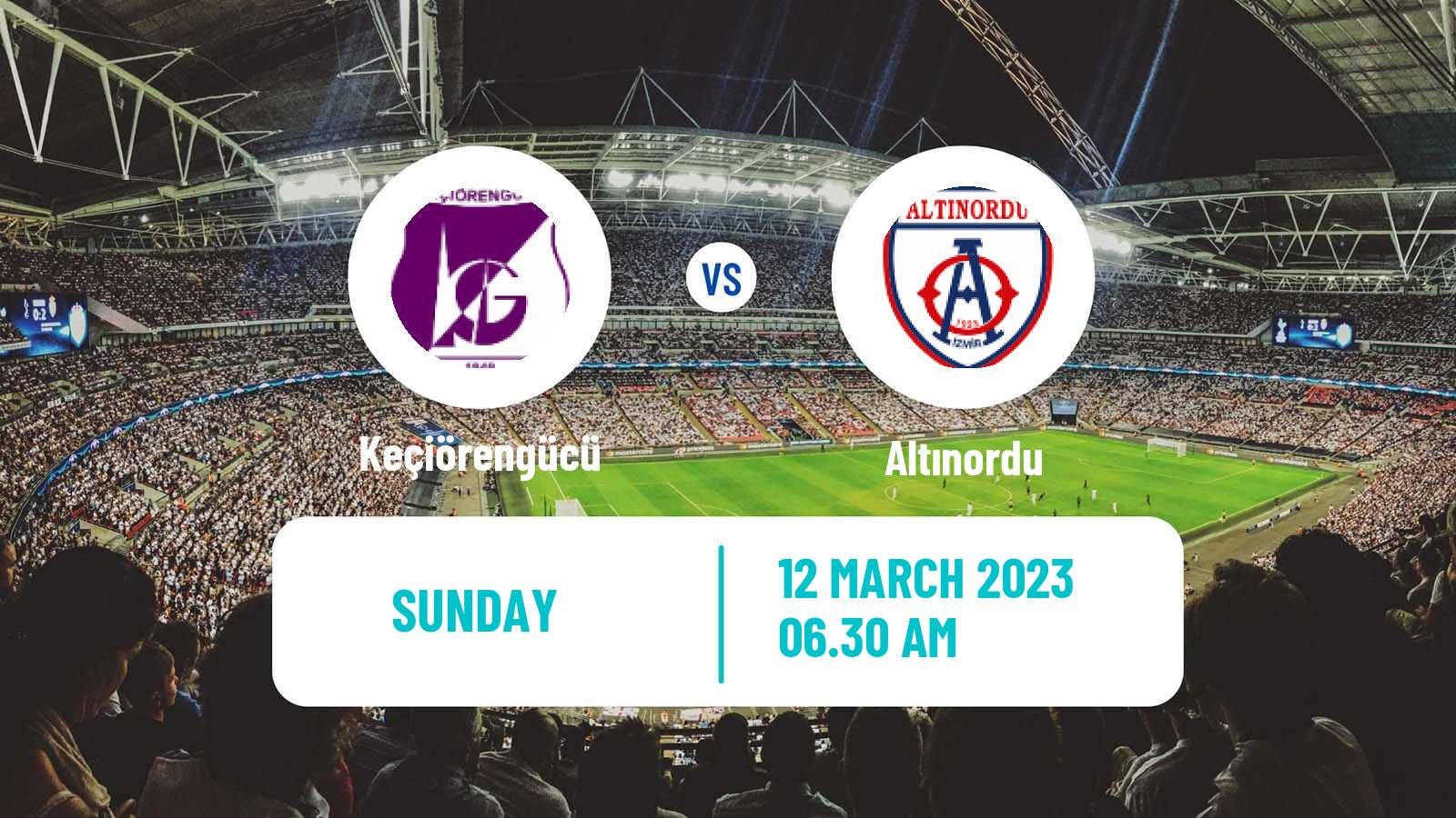 Soccer Turkish First League Keçiörengücü - Altınordu