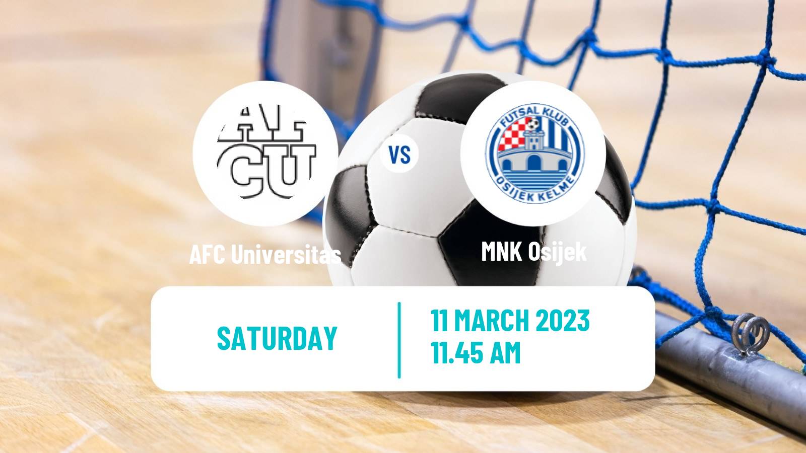 Futsal Croatian 1 HMNL AFC Universitas - Osijek