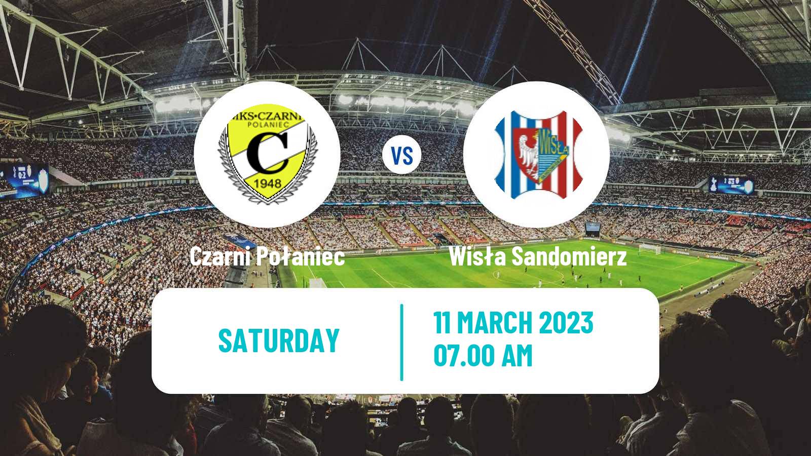 Football Polish Division 3 - Group IV Czarni Połaniec - Wisła Sandomierz