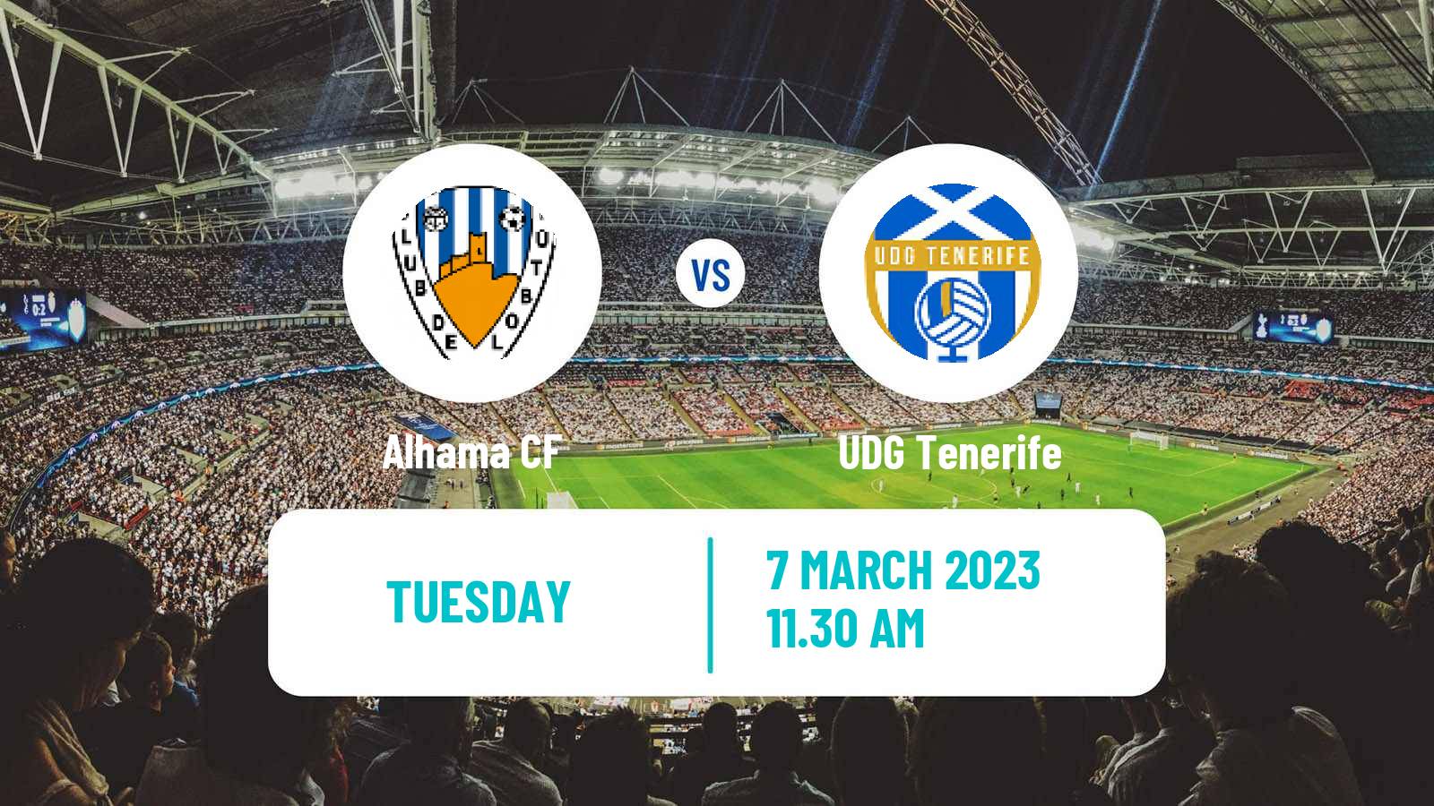 Soccer Spanish Copa De La Reina Alhama - UDG Tenerife