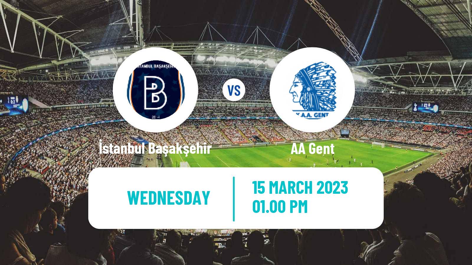 Soccer UEFA Europa Conference League İstanbul Başakşehir - Gent