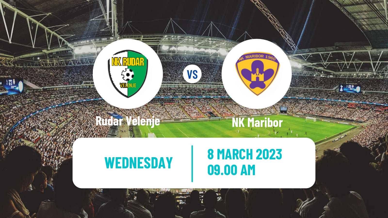 Soccer Slovenian Cup Rudar Velenje - Maribor
