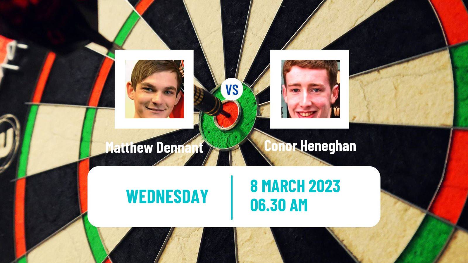 Darts Darts Matthew Dennant - Conor Heneghan