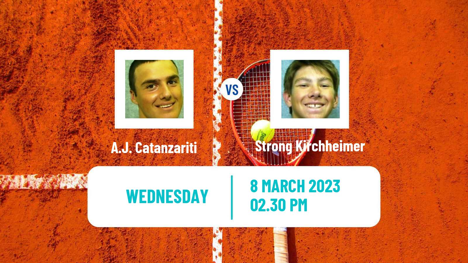 Tennis ITF Tournaments A.J. Catanzariti - Strong Kirchheimer