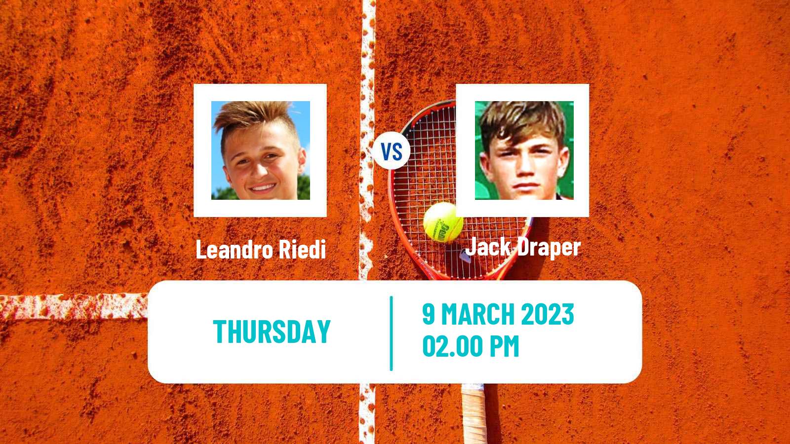 Tennis ATP Indian Wells Leandro Riedi - Jack Draper
