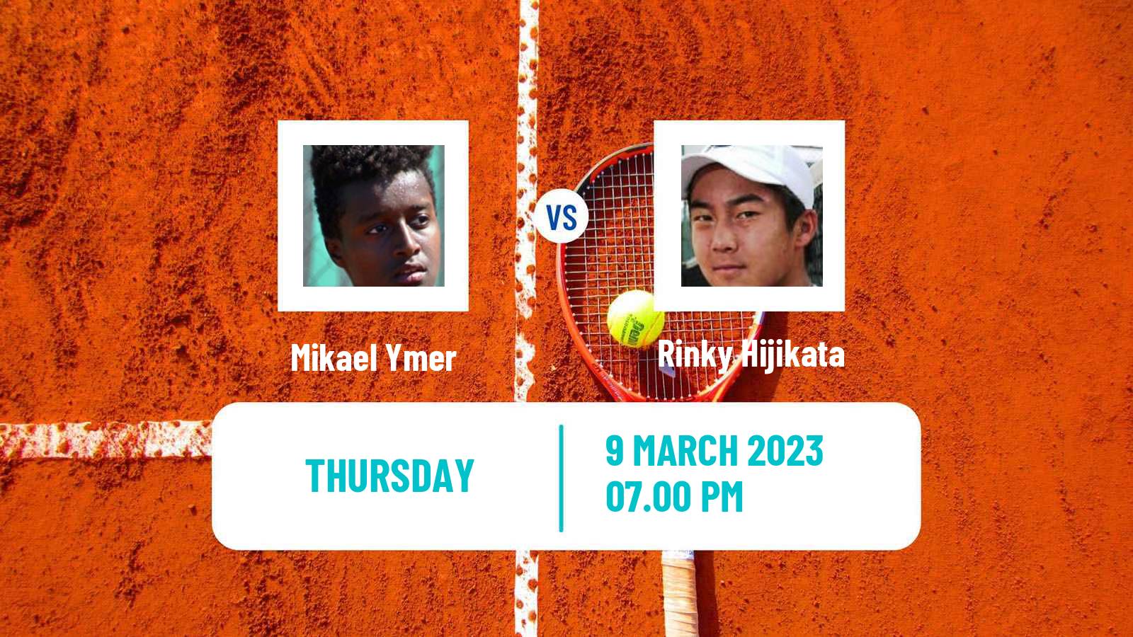 Tennis ATP Indian Wells Mikael Ymer - Rinky Hijikata