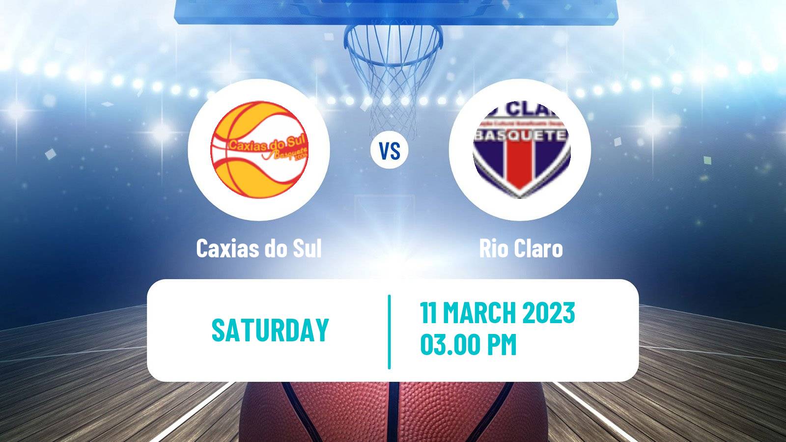 Basketball Brazilian NBB Caxias do Sul - Rio Claro