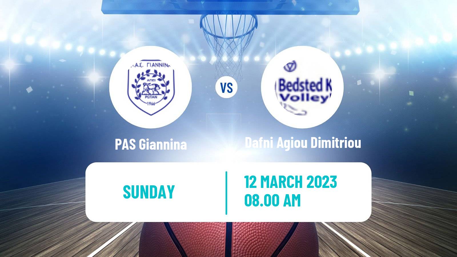 Basketball Greek Basket League A1 Women PAS Giannina - Dafni Agiou Dimitriou