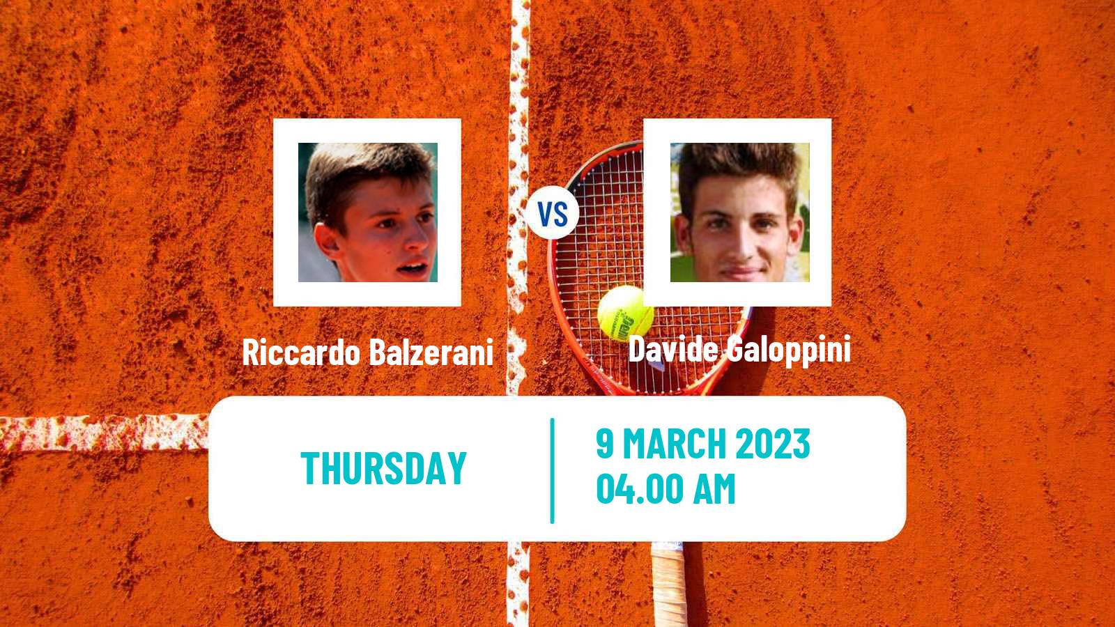Tennis ITF Tournaments Riccardo Balzerani - Davide Galoppini