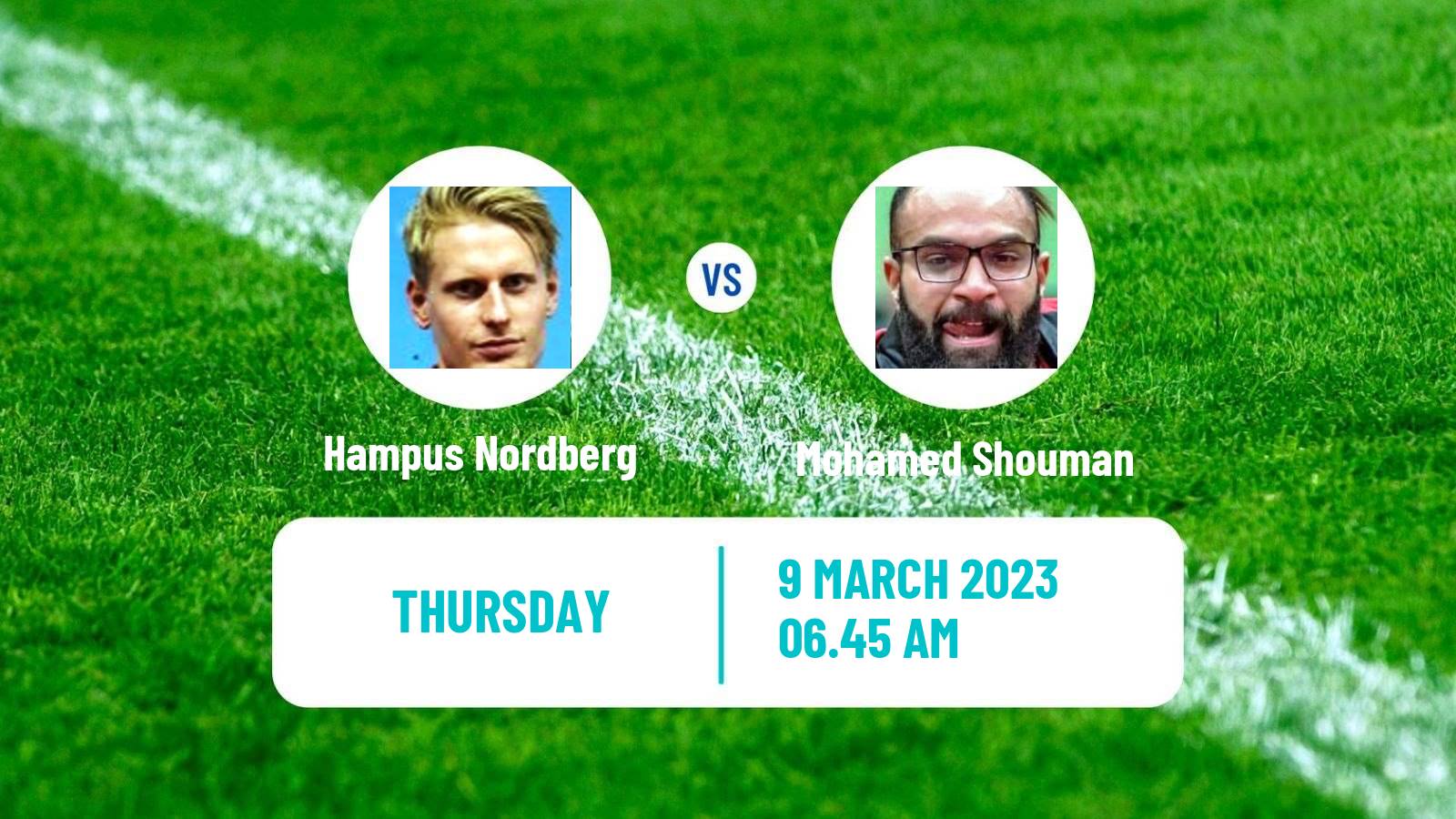 Table tennis Table Tennis Hampus Nordberg - Mohamed Shouman