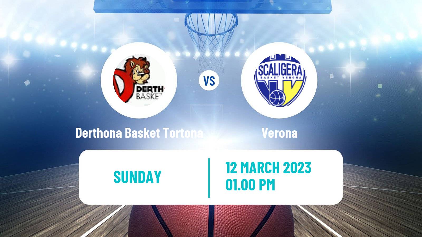 Basketball Italian Lega A Basketball Derthona Basket Tortona - Verona