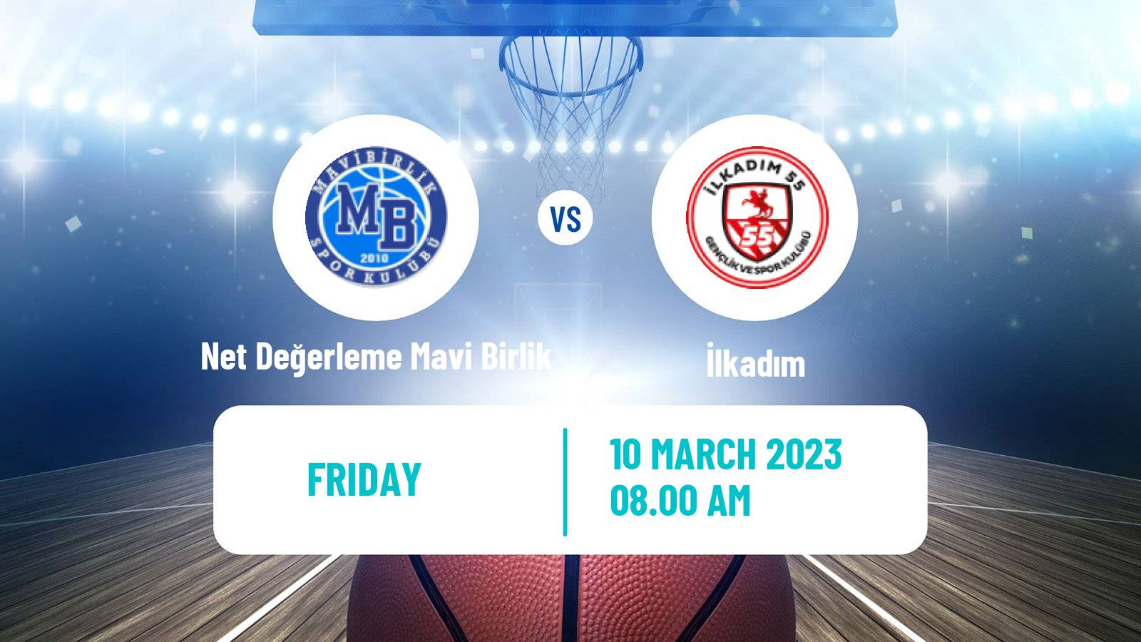 Basketball Turkish TB2L Net Değerleme Mavi Birlik - İlkadım