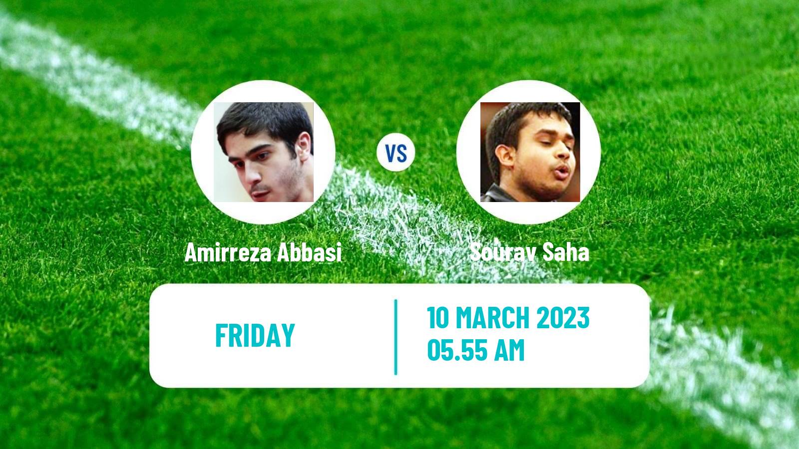 Table tennis Table Tennis Amirreza Abbasi - Sourav Saha