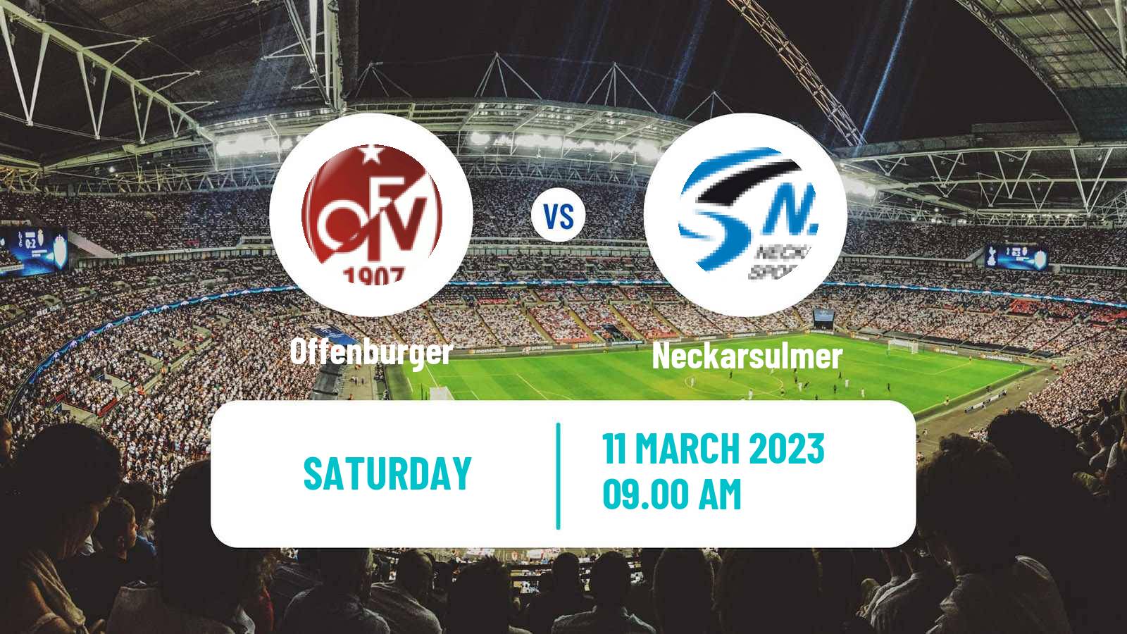 Soccer German Oberliga Baden-Württemberg Offenburger - Neckarsulmer