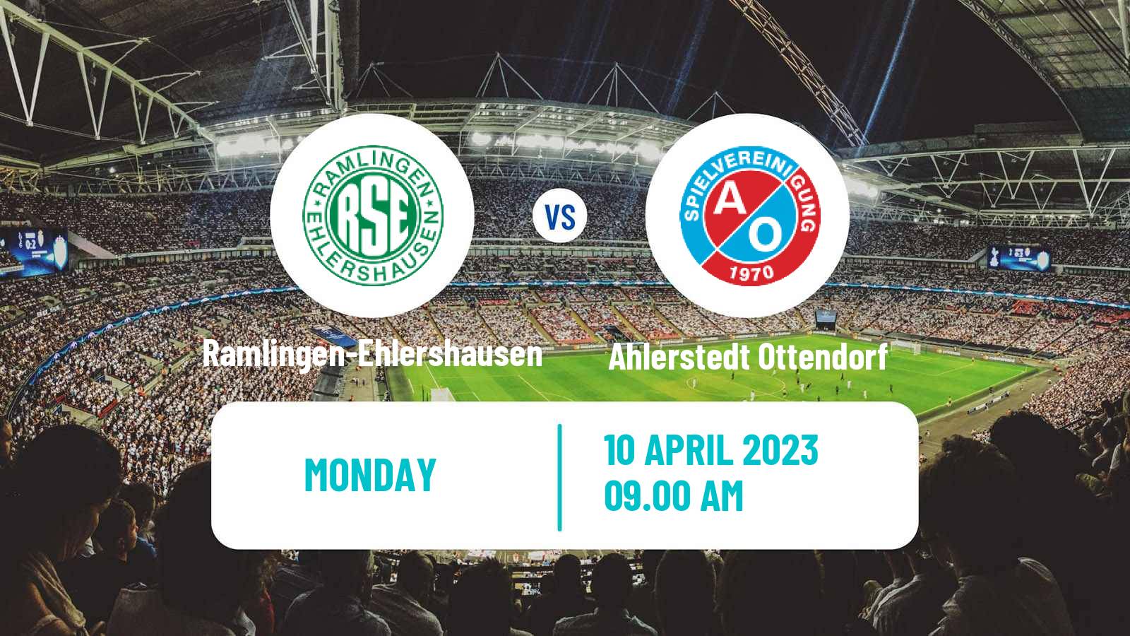 Soccer German Oberliga Niedersachsen Ramlingen-Ehlershausen - Ahlerstedt Ottendorf