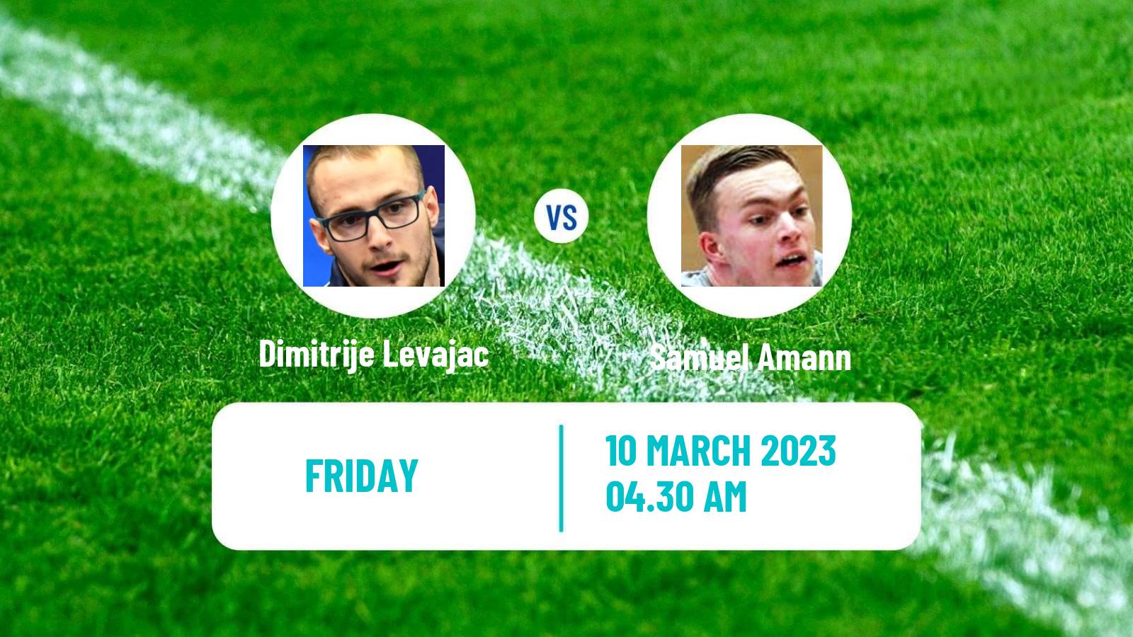 Table tennis Table Tennis Dimitrije Levajac - Samuel Amann