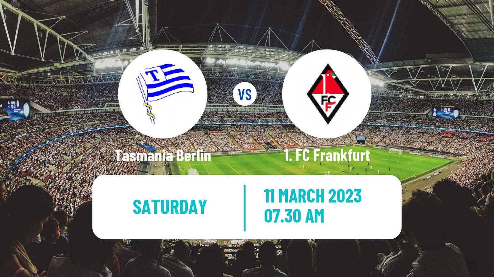 Soccer German Oberliga NOFV-Nord Tasmania Berlin - 1. FC Frankfurt