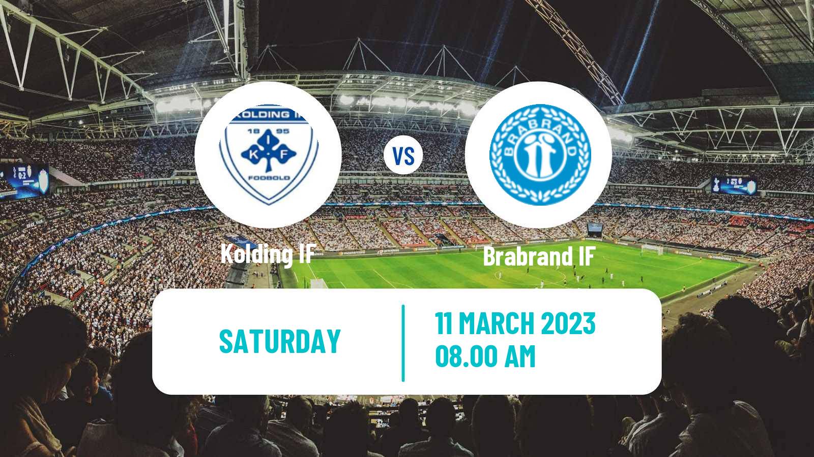 Soccer Danish 2 Division Kolding IF - Brabrand