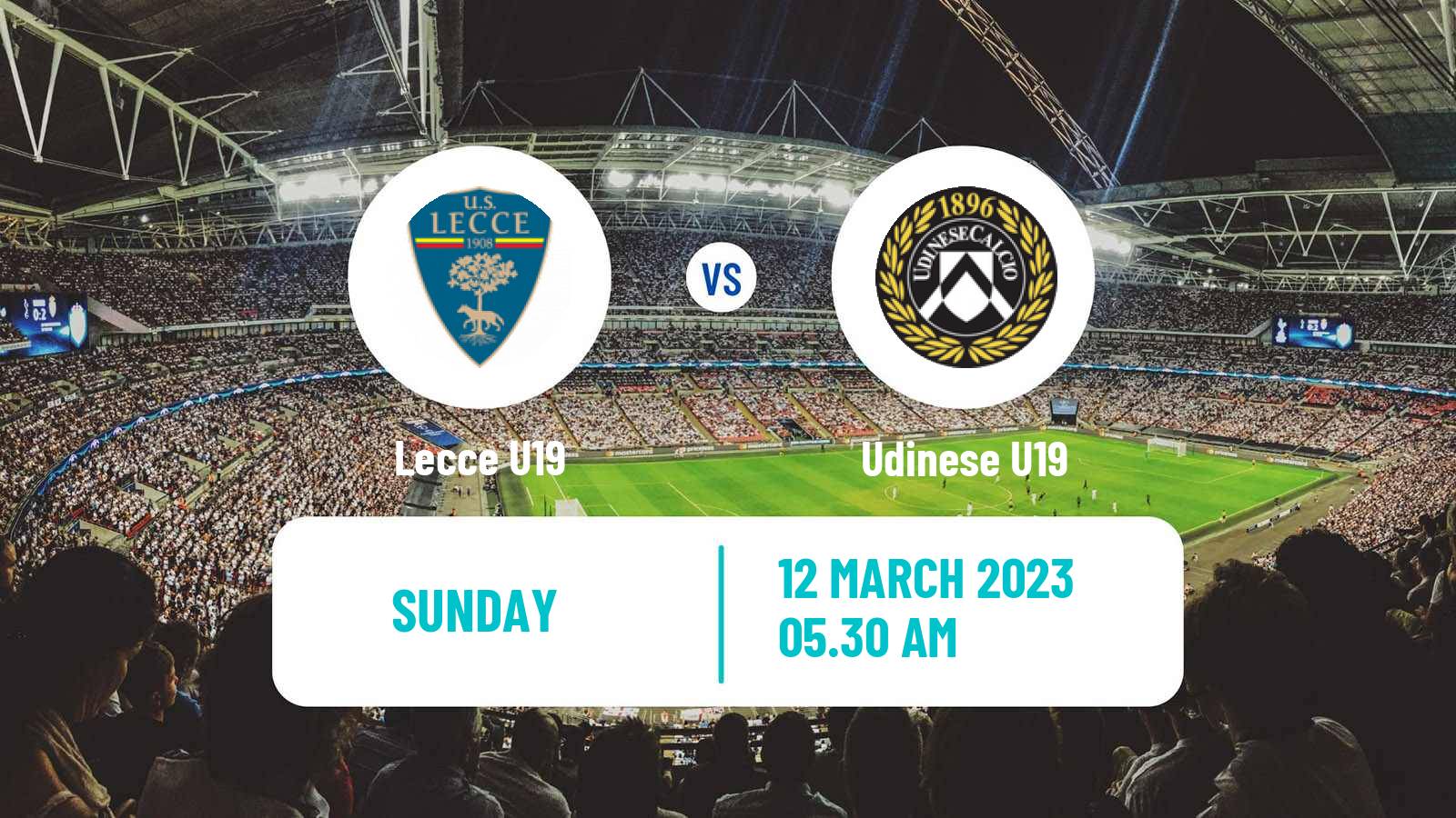 Soccer Italian Primavera 1 Lecce U19 - Udinese U19