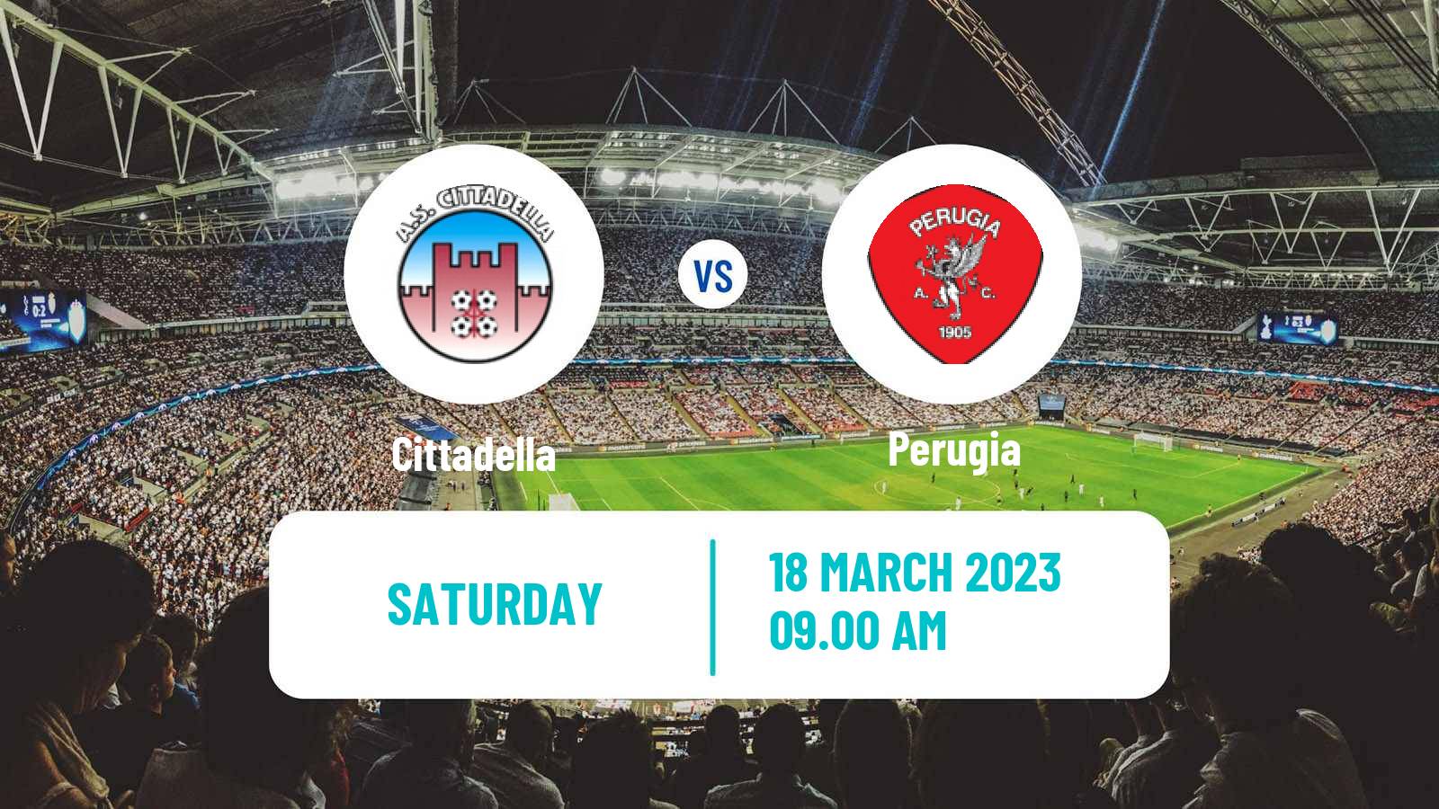 Soccer Italian Serie B Cittadella - Perugia