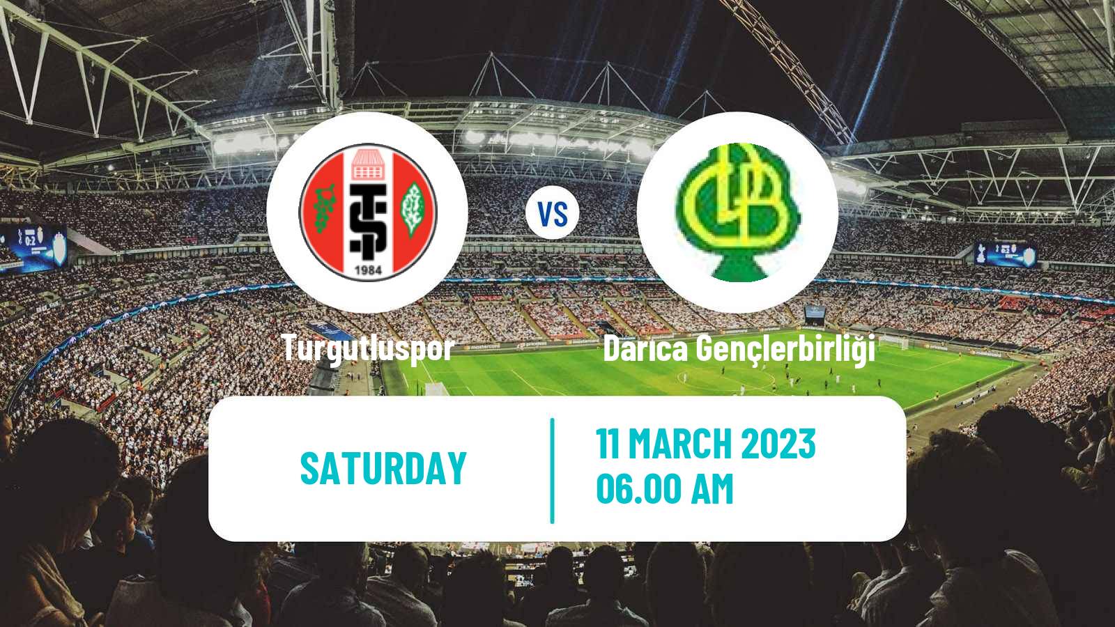 Soccer Turkish 3 Lig Group 2 Turgutlu - Darıca Gençlerbirliği
