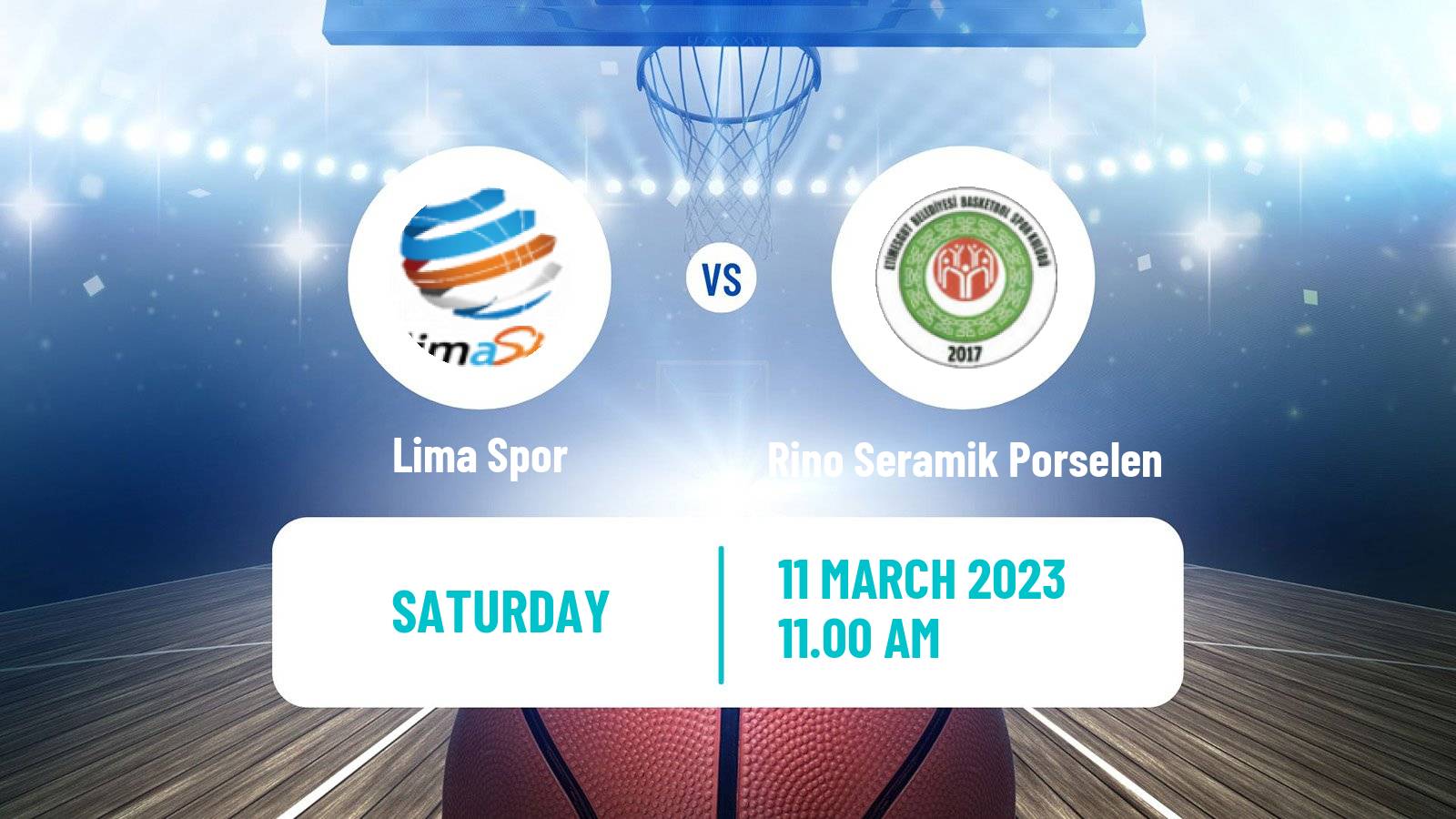 Basketball Turkish TB2L Lima Spor - Rino Seramik Porselen