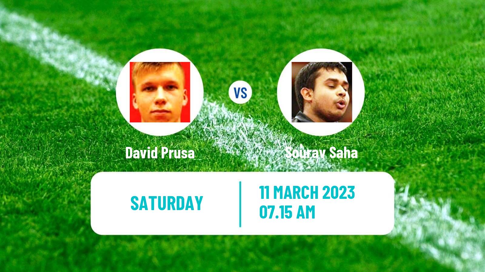Table tennis Table Tennis David Prusa - Sourav Saha