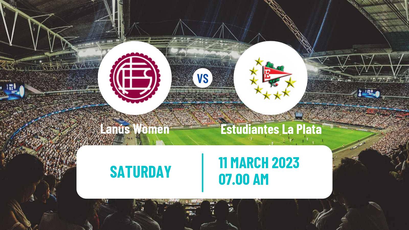Soccer Argentinian Primera A Women Lanús - Estudiantes La Plata